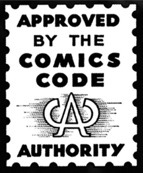 Znak akceptacji komiksu przez CMAA